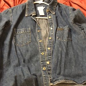 Vintage CK jean shirt denim